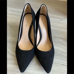Gianni Bini Kaislie Suede Block Heel Pumps